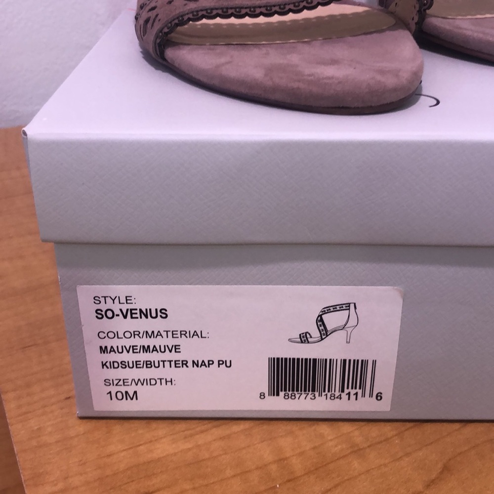 NWT Sole Society Mauve Venus High Heel Sandals size 10 M - Picture 6 of 11